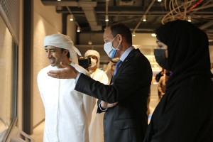 The Minister of Foreign Affairs of the United Arab Emirates visited the Czech pavilion at the EXPO