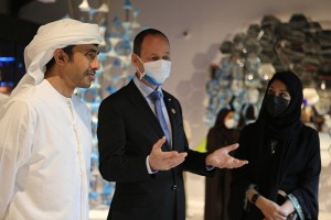 The Minister of Foreign Affairs of the United Arab Emirates visited the Czech pavilion at the EXPO