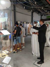 Another member of the royal family of the UAE visited the Czech pavilion at the EXPO