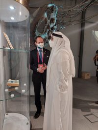 Another member of the royal family of the UAE visited the Czech pavilion at the EXPO