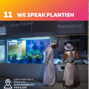 Organizátoři ocenili exponát We Speak Plantish jako jedenáctý nejzajímavější na celé EXPO