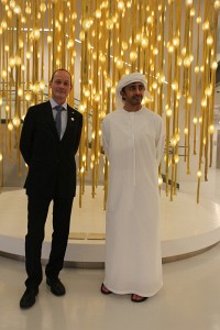 The Minister of Foreign Affairs of the United Arab Emirates visited the Czech pavilion at the EXPO