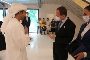 The Minister of Foreign Affairs of the United Arab Emirates visited the Czech pavilion at the EXPO