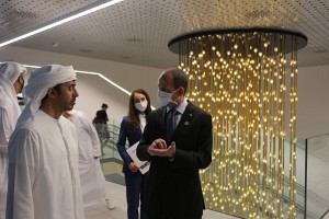 The Minister of Foreign Affairs of the United Arab Emirates visited the Czech pavilion at the EXPO