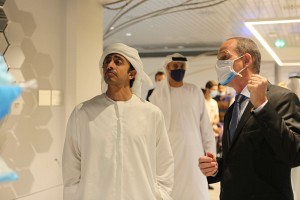 The Minister of Foreign Affairs of the United Arab Emirates visited the Czech pavilion at the EXPO