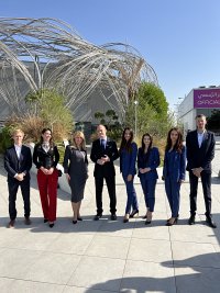 The Slovak president visited the Czech pavilion at the EXPO