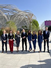 The Slovak president visited the Czech pavilion at the EXPO