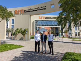 Studenti z ČVUT navštívili Rochester Institute of Technology v Dubaji