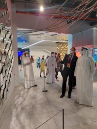 Another member of the royal family of the UAE visited the Czech pavilion at the EXPO