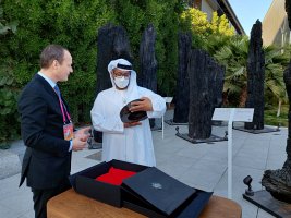 Another member of the royal family of the UAE visited the Czech pavilion at the EXPO